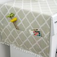 thumbnail image 1 of 1 piezas Universal lavadora secadora tapas superiores algodón refrigerador cubierta de polvo lavadora cubierta superior con 6 bolsas de almacenamiento cocina baño decoración Banban ShuxiuWang 9024715438195, 1 of 1