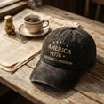 thumbnail image 4 of Evdexr 250 Anniversary USA Hat Adjustable 1776 - 2026 Patriotic Trucker Hat Denim Baseball Cap Men's Baseball Caps Red, 4 of 5