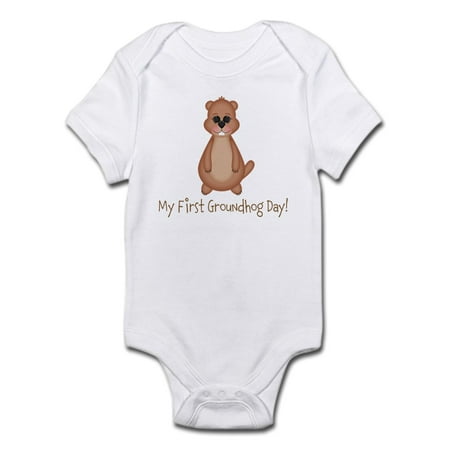 

CafePress - My First Groundhog Day! Body Suit - Baby Light Bodysuit