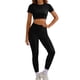 thumbnail image 5 of TaTaai Women Comfortable Stretchy Sports Yoga Set Fitness Active Wear Top & Bottoms Suit Ladies Workout Running Daily Wear Soft Breathable No Fading Versatile Outfit Gift, 5 of 9