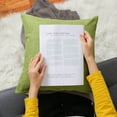 thumbnail image 3 of REGALWOVEN 18" x 18" Cotton Linen Throw Pillowcases Set of 2, Green, 3 of 7