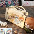 thumbnail image 4 of Bolsos de mano de moda para mujer, estilo japonés, transparente, de gran capacidad, bolso de hombro con borlas, bolso estilo Ita, bolso de uniforme Lolita Kawaii, 4 of 5