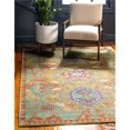 thumbnail image 1 of Unique Loom 3131525 9 x 12 ft. Cabaletta Austin Rectangular Rug, Light Green, 1 of 10