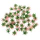 thumbnail image 2 of 50PC 3cm de alto modelo de plástico pintado árboles malezas juguete tren parque accesorio de bricolaje Rosado Sunnimix Disposición del árbol del paisaje, 2 of 8