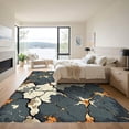 thumbnail image 3 of ODIKA 2'x3' Machine Washable Non-Slip Area Rug, Abstract Charcoal Gray High Traffic Rug, Gray, 935970, 3 of 7