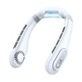 thumbnail image 1 of Ventilador de cuello sin aspas USB Pantalla digital LED 3000mAh Enfriador de aire 3 velocidades (Blanco), 1 of 7