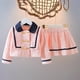thumbnail image 2 of Vestido Para Niñas, Ropa Para Niñas Pequeñas, Conjunto De Falda De Color Sólido Para Niños Pequeños, Falda Superior De Manga Larga, Vestido De Fiesta Rosa Odeerbi  LM103-4485, 2 of 8