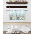 thumbnail image 3 of Nautical Coastal Kitchen Dish Towels for Drying Dishes Set of 3, Summer Beach Shell Coral Seaweed Blue Plaid Waffle Weave Microfiber Hand Tea Bathroom Towels Quick Dry & Absorbent Towel 15.7x23.6, 3 of 7