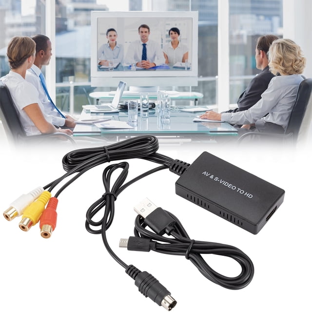 Terminal Av + S A Compatible Con Convertidor Hdmi Sincronización De Audio Y Video Rca A Compatible Con Adaptador Hdmi Advancent EL016245-00