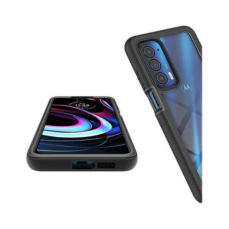 SaharaCase - GRIP Series Case for Motorola Edge (2021) - Black