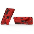 thumbnail image 2 of Compatible With Samsung Galaxy S22 Phone Case Military Grade Protection Kickstand Shockproof Anti-Scratch Anti-Fingerprint Lightweight Rugged Phone Cover for Men or Women,Red, 2 of 5