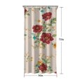 thumbnail image 5 of Pioneer Flower Floral Print Pattern Shower Curtain 36"x72" ,Bathroom Decorative Shower Curtains Set with 12 Hooks,Modern Waterproof Washable Shower Curtain, 5 of 6