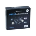 thumbnail image 2 of Monoprice - USB extension cable - USB (F) to USB (M) - USB 2.0 - 65 ft - active - black, 2 of 4
