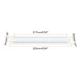 thumbnail image 2 of Air Vents Cover, 1Pack 250 x 50mm Aluminum Alloy Mesh Air Return Vent Cover, Louvered Ventilation Grille (White), 2 of 5