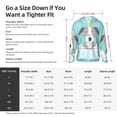 thumbnail image 5 of Uemuo Dog In Bathtub Pattern Women's Full Zip UPF 50+ Sun Protection Hoodie Jacket Long Sleeve Sun Shirt Hiking Outdoor Performance with Pockets-XX-Large, 5 of 9