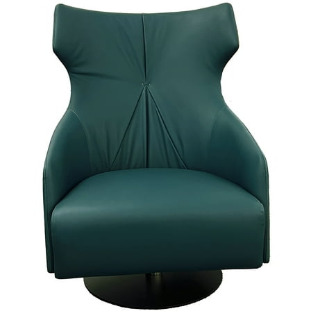American Eagle Design EK-Y1013 Turquoise Swivel Top Grain Leather Accent Chair