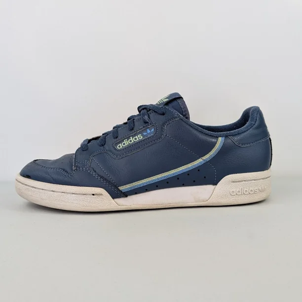 Adi-das Originals Continental 80 Shoes Mens 6.5 Womens 7.5 Blue Sneakers EE6414