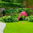 thumbnail image 3 of Northlight 27.5" Standing Hot Pink Feathered Flamingo with Head Down Decoration, 3 of 4