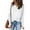 White, variant on Frostluinai Women's Long Sleeve T Shirts with Thumb Holes Round Neck Casual Dressy Tops Solid Color Loose Fit Shirts Comzy Spring Blouses