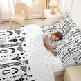 thumbnail image 5 of jejeloiu Rustic Bull Skull 7-Piece Twin Bedding Sets Kids,Retro Cow Print Cowboy Hat Bedding Comforter Set For Men,Reversible, 5 of 7