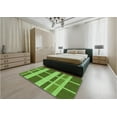 thumbnail image 5 of Ahgly Company Machine Washable Indoor Rectangle Transitional Green Area Rugs, 3' x 5', 5 of 7