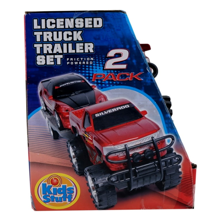 Toy chevy truck and deals trailer