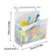 thumbnail image 2 of Bath Toy Storage Bag Hanging Organizer For Toddler Bathtub Toys Large Opening Shower Holder Family Bathroom Home Textile, 2 of 4