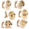 thumbnail image 2 of 10Pcs/Set DIY Easter Egg Shape Hanging Pendant Craft for Home Decoration, 2 of 8
