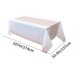 thumbnail image 3 of Mantel desechable 54x108 pulgadas - Cubierta de mesa de plástico espeso, impermeable y a prueba de aceite para fiestas y reuniones navideñas, 3 of 6