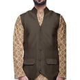 thumbnail image 4 of Atasi Ensemble Kurta Pyjama Imprimé Veste Col Mandarin Chemise Ethnique Traditionnelle, 4 of 5