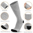 thumbnail image 4 of Calcetines Térmicos Calcetines Eléctricos para Hombres Mujeres Baterías Recargables Calcetines para Pies Fríos Crónicos Calentadores de Pies Calcetines Calientes Calcetines Térmicos para Navidad, 4 of 6