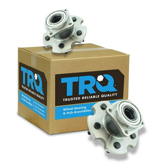TRQ Rear Wheel Bearing & Hub Assembly Pair for Toyota Matrix Pontiac Vibe AWD BHA53857 Fits select: 2009-2013 TOYOTA COROLLA MATRIX