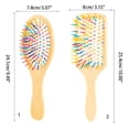 thumbnail image 3 of ROZYARD Paddle Hair Brush Detangler Hair Wet Dry Curly Detangling Comb for Women Men Kid, 3 of 15