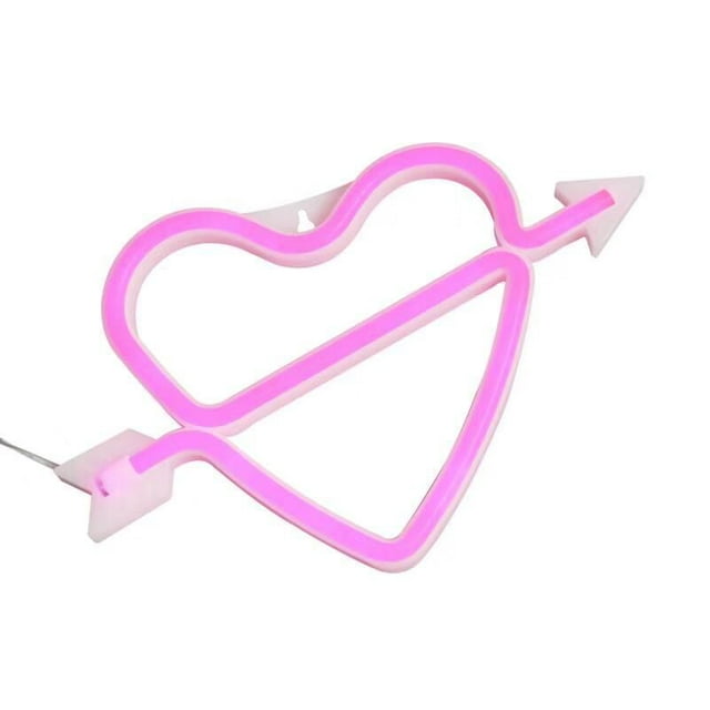 Letreros de neón Luz Cupido Amor Forma de corazón USB Alimentado-- Sailing Electrónica