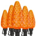 thumbnail image 1 of Guirnalda de luces ODEETRONIC 10 metros 50 LED Naranja C9 120V Impermeable, 1 of 7