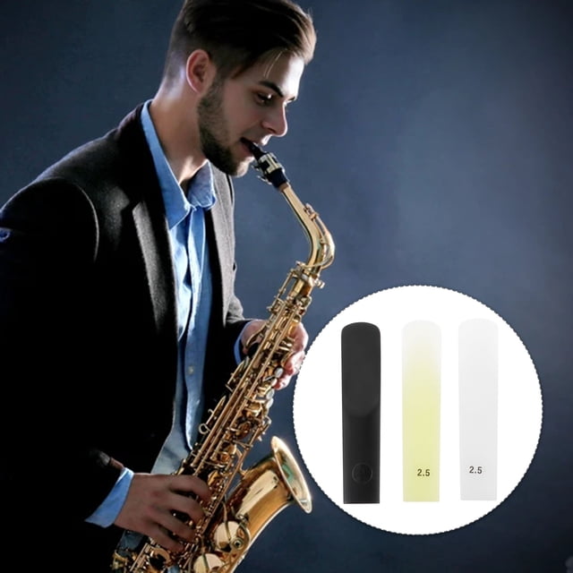 Phenofice 3Pcs Tenor Saxophone Reeds Resin Woodwind Instrument Parts Assorted Colors Durable