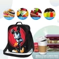thumbnail image 4 of Mickey Mouse Sac à Lunch, Boîte à Lunch Isolée, Réutilisable avec Poches Latérales pour Travail, École, Pique-Nique, Randonnée, Voyage, Enfants, Hommes et Étudiants de Plus de 3 Ans, 4 of 8