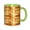 Green, variant on Starfish And Shells Coffee Mug Fun Custom Ceramic Mugs 11oz Green