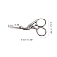 thumbnail image 2 of Unique Bargains 1 Pc Little Crane Scissors Grooming Parlor Silver Tone, 2 of 5