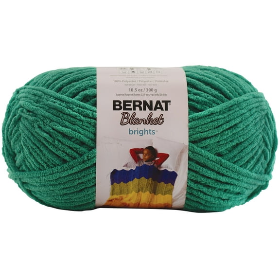Bernat Blanket Brights Yarn, Rainbow Shine Varg,10.5oz(300g),Polyester