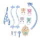 thumbnail image 4 of Móvil de cuna musical para bebé con juguetes giratorios colgantes, 500 melodías incorporadas, juguete para recién nacidos de 0 Azul, 4 of 9