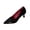 Black, variant on Women's Low Heel Pumps Fashion Solid Color Shallow Mouth Pumps Shoes Pointed Toe Slip-on Classic Pumps for Partying Wedding