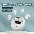 thumbnail image 4 of Invisible Mini Sleep Earbuds, 2 Pairs Wireless Bluetooth Earbuds with Long Battery, Hi-Fi Sound, Noise Reduction, Touch Control, Digital Display for Sports Office Sleep, Compatible All Smartphones, 4 of 11