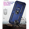 thumbnail image 6 of CoverON For Apple iPhone 14 Ring Case, Kickstand Rugged Phone Cover Magnetic Car Mount Compatible - Navy Blue, 6 of 9
