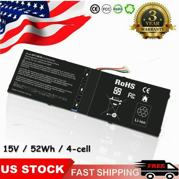 AP13B3K AP13B8K Battery for Acer Aspire M5-583 R7-572 ES1-511 ES1-512 V5-572P