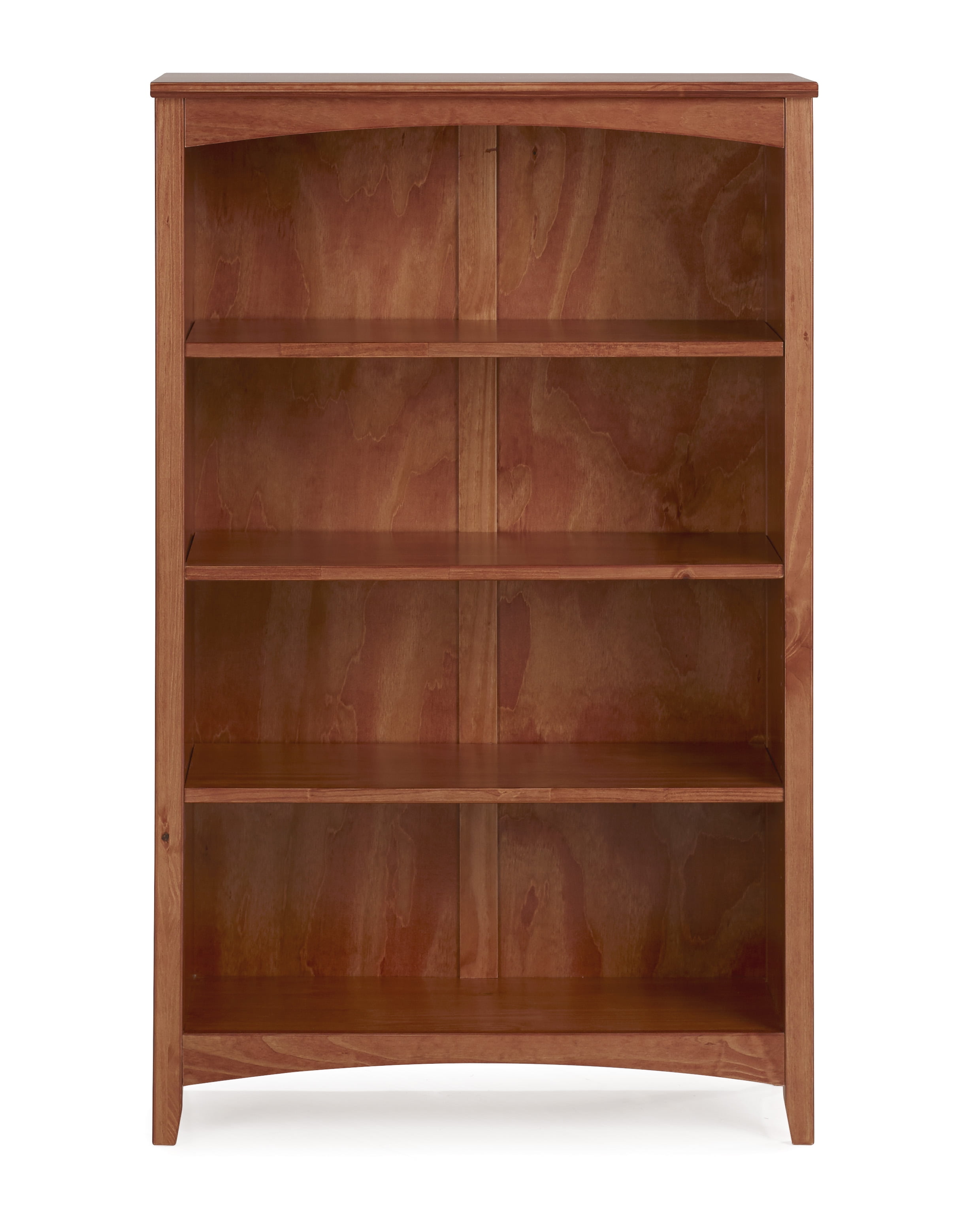 Shaker Style Bookcase 48"H Cherry Finish