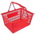 thumbnail image 1 of WRITWAA 1 Pce Panier de Courses Pratique Rouge avec Finition Soignée pour Rangement et Utilisation en Centre Commercial, 1 of 7