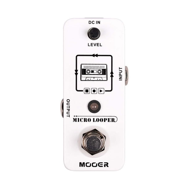 Pedal de efectos de guitarra MOOER Micro Looper, grabación de 30 minutos
