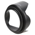 thumbnail image 4 of 58mm Rubber Lens Hood Set Collapsible  Flower Lens Hood, Center Pinch Lens , Microfiber Cloth, Perfect Fit, Eliminate Side Light Influence, Protect Lens From Damage, 4 of 8