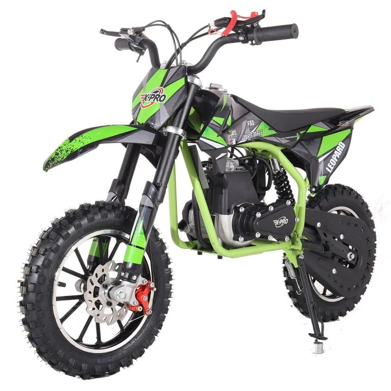 X-Pro 40cc Gasoline Powered Mini Dirt Bike for Kids, 4-Stroke Pull
